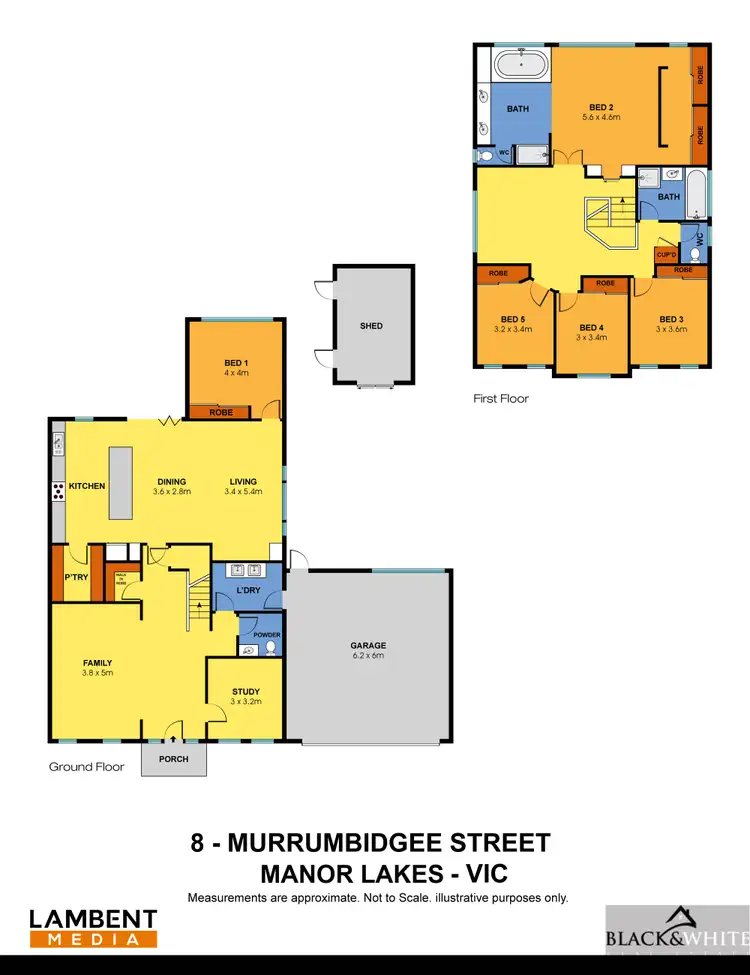 Floorplan of Homely house listing, 8 Murrumbidgee Street, Manor Lakes VIC 3024