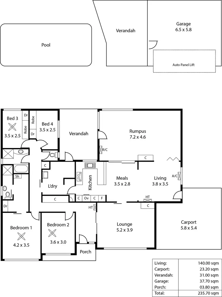 Floorplan of Homely house listing, 28 Mariner Street, Linden Park SA 5065