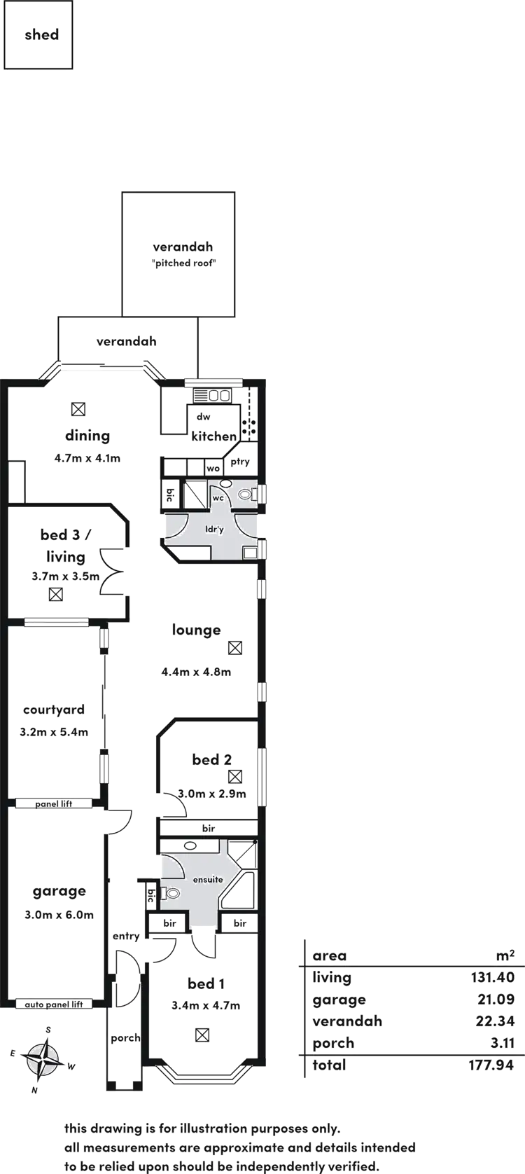 Floorplan of Homely house listing, 7 Newcastle Street, Heathpool SA 5068