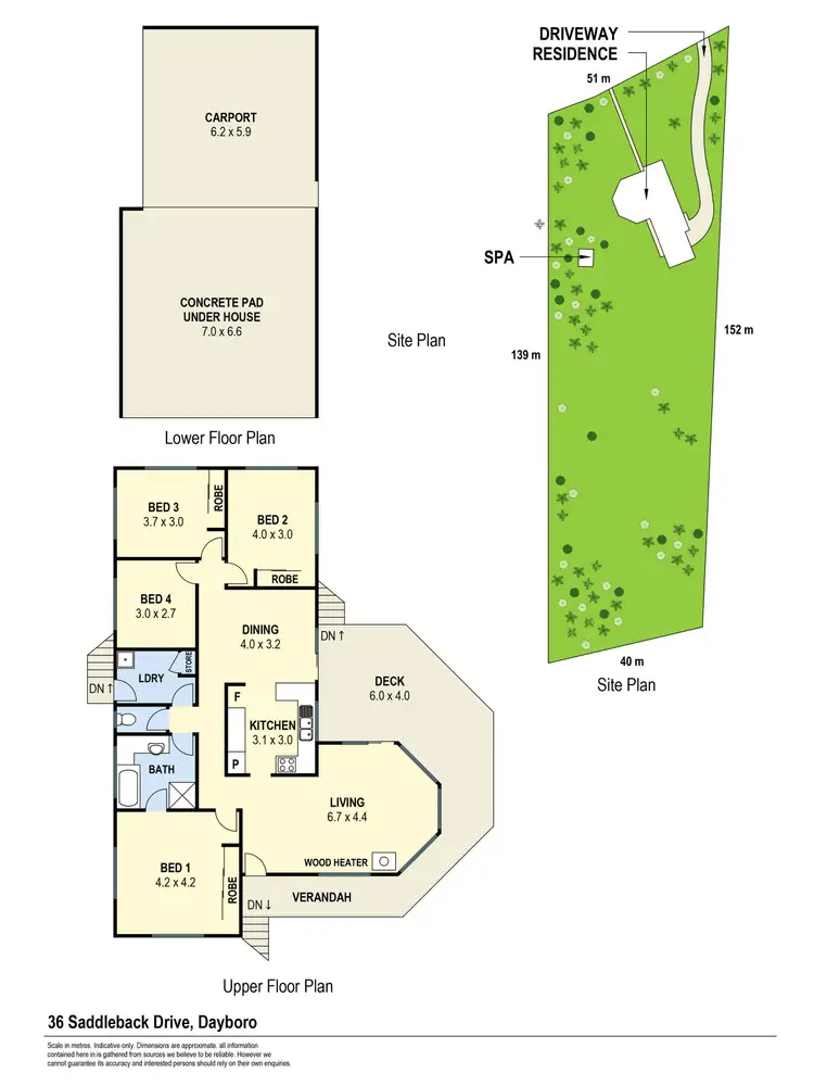 Floorplan of Homely house listing, 36 Saddleback Drive, Dayboro QLD 4521