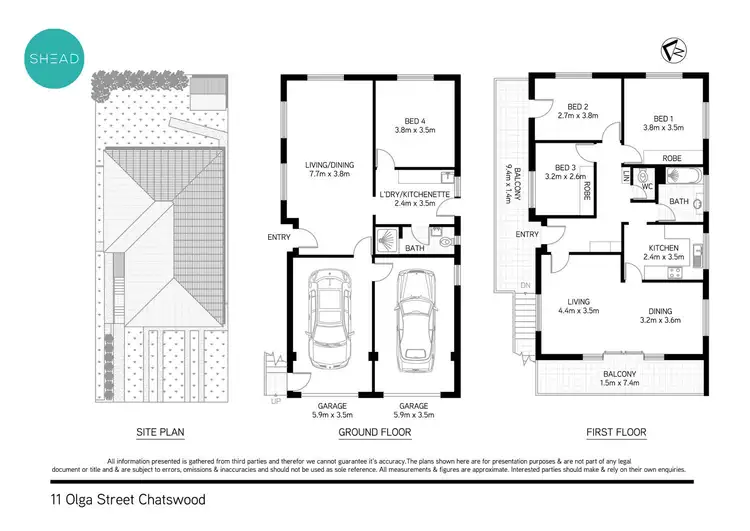 Floorplan of Homely house listing, 11 Olga Street, Chatswood NSW 2067