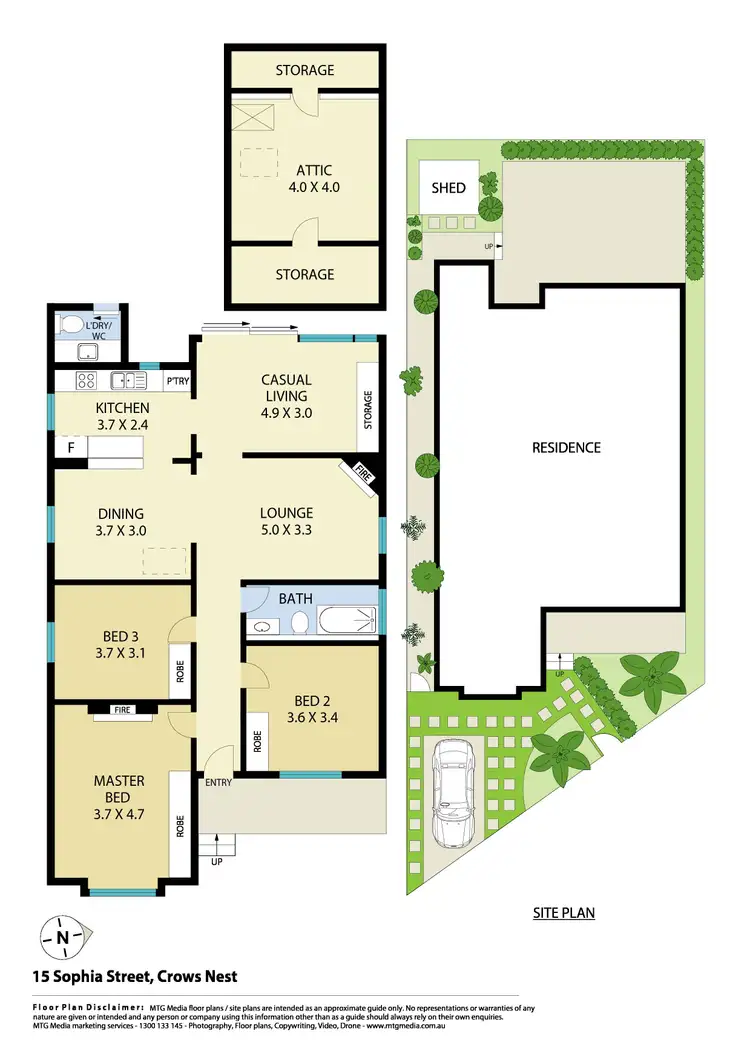 Floorplan of Homely house listing, 15 Sophia Street, Crows Nest NSW 2065