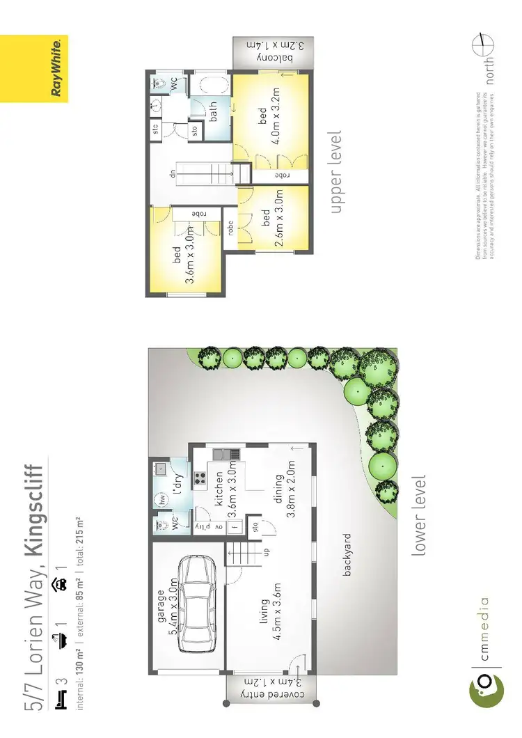 Floorplan of Homely townhouse listing, 5/7 Lorien Way, Kingscliff NSW 2487