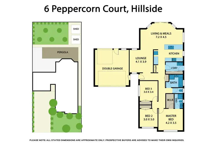 Floorplan of Homely house listing, 6 Peppercorn Court, Hillside VIC 3037