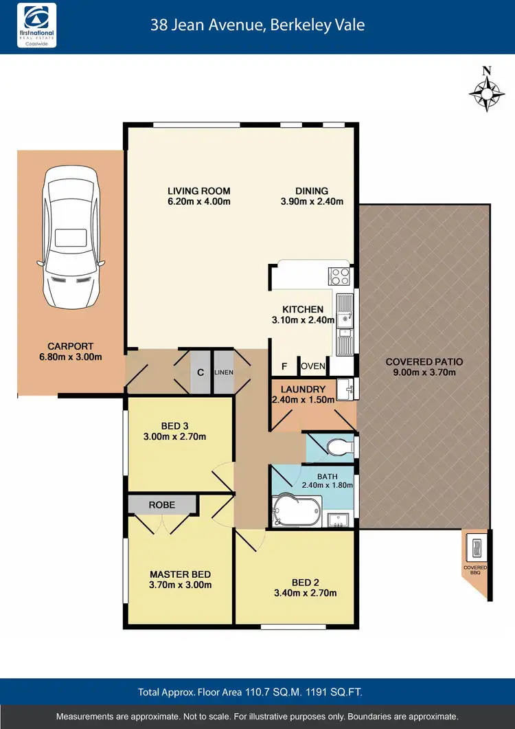 Floorplan of Homely house listing, 38 Jean Avenue, Berkeley Vale NSW 2261