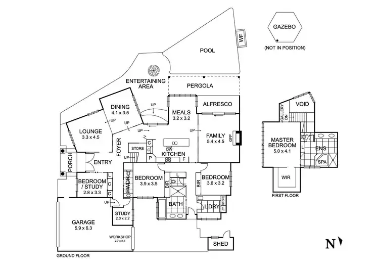 Floorplan of Homely house listing, 10 Wakefield Place, Templestowe VIC 3106