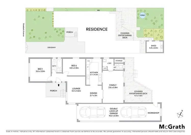 Floorplan of Homely house listing, 26 Rosebank Avenue, Kingsgrove NSW 2208