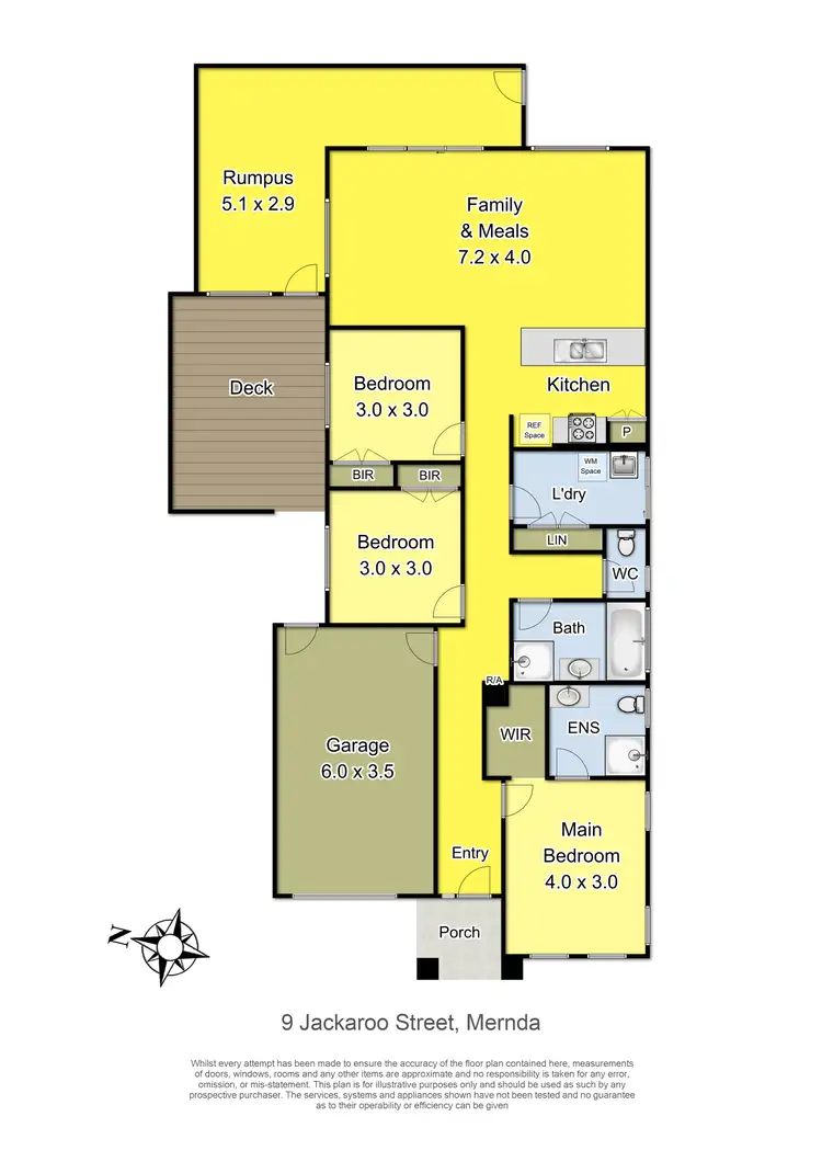 Floorplan of Homely house listing, 9 Jackaroo Street, Mernda VIC 3754