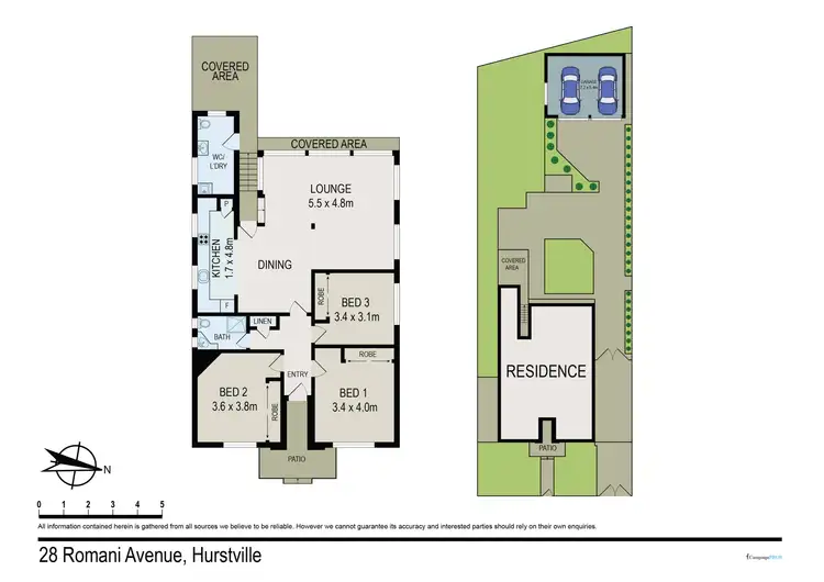 Floorplan of Homely house listing, 28 Romani Avenue, Hurstville NSW 2220