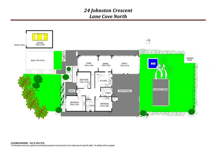 Floorplan of Homely house listing, 24 Johnston Crescent, Lane Cove North NSW 2066