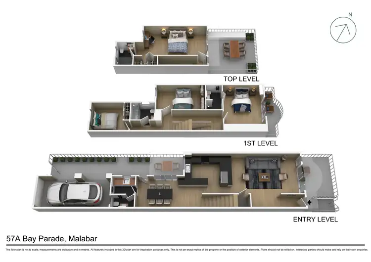 Floorplan of Homely house listing, 57A Bay Parade, Malabar NSW 2036