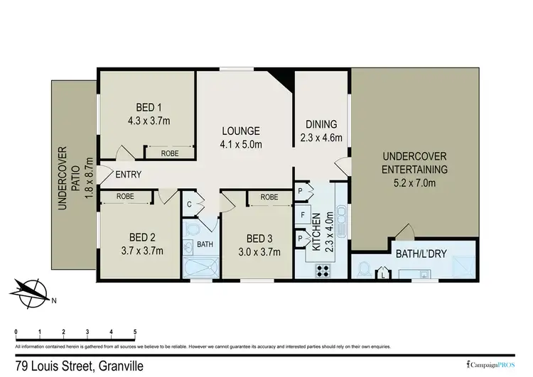 Floorplan of Homely house listing, 79 Louis Street, Granville NSW 2142