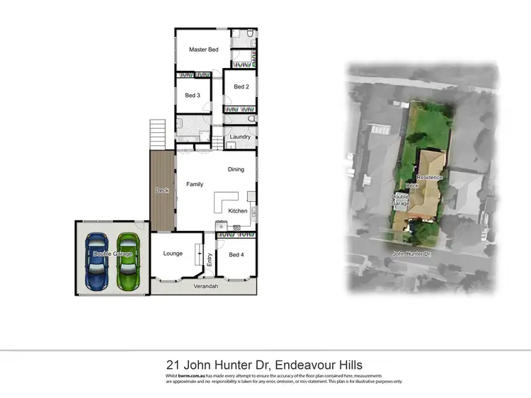 Floorplan of Homely house listing, 21 John Hunter Drive, Endeavour Hills VIC 3802
