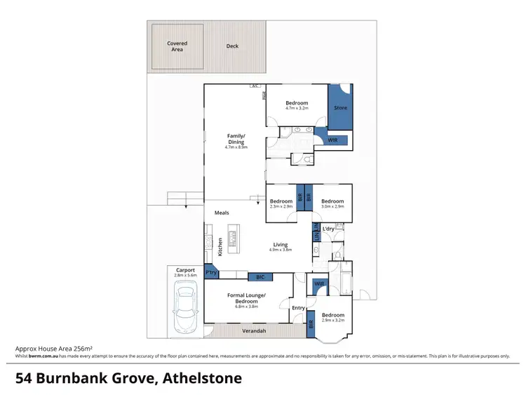 Floorplan of Homely house listing, 54 Burnbank Grove, Athelstone SA 5076