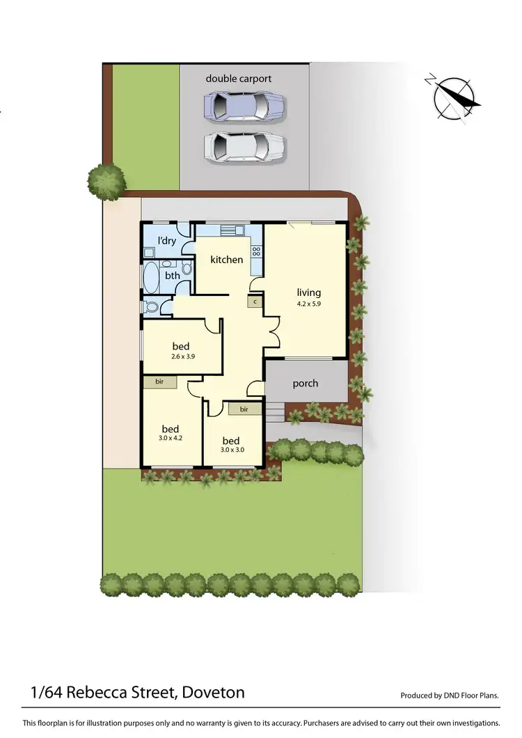 Floorplan of Homely unit listing, 64 Rebecca Street, Doveton VIC 3177