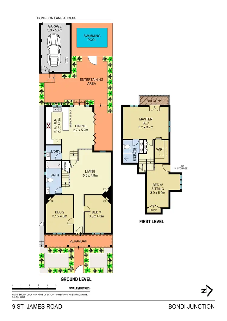 Floorplan of Homely house listing, 9 St James Road, Bondi Junction NSW 2022