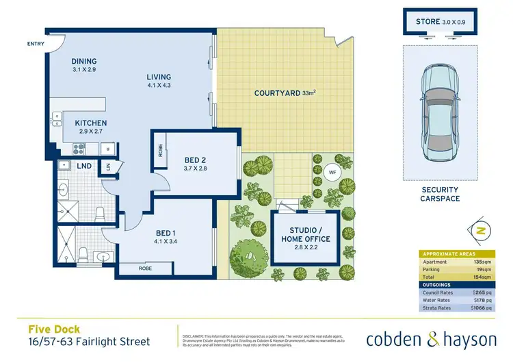 Floorplan of Homely apartment listing, 16/57-63 Fairlight Street, Five Dock NSW 2046