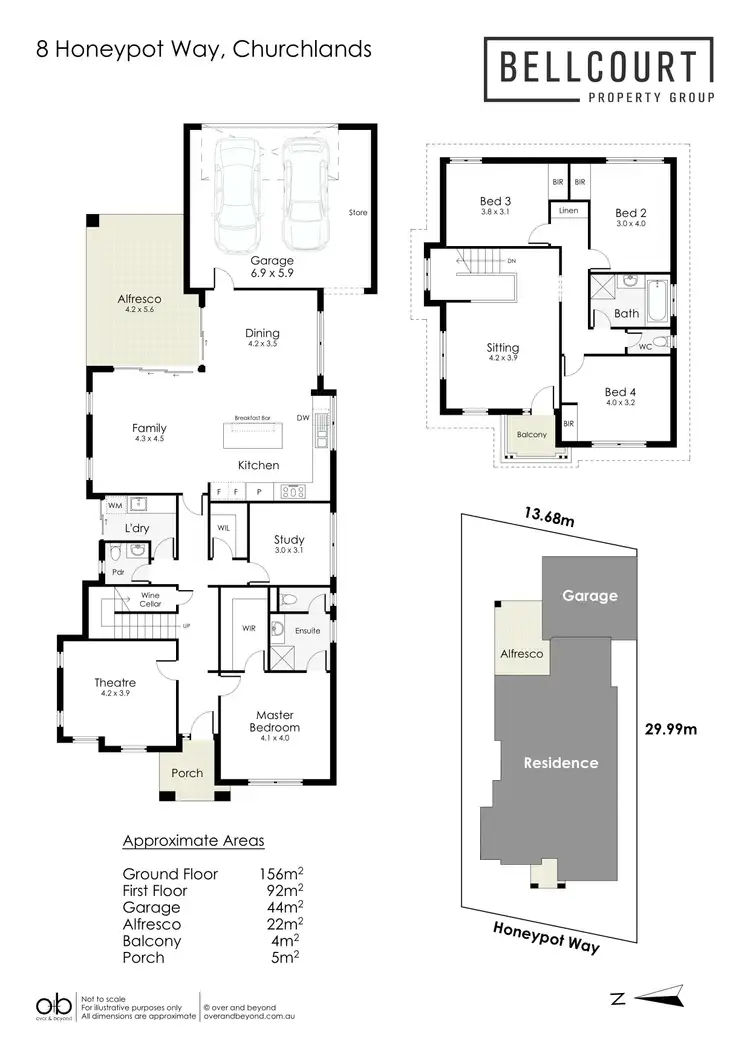 Floorplan of Homely house listing, 8 Honeypot Way, Churchlands WA 6018