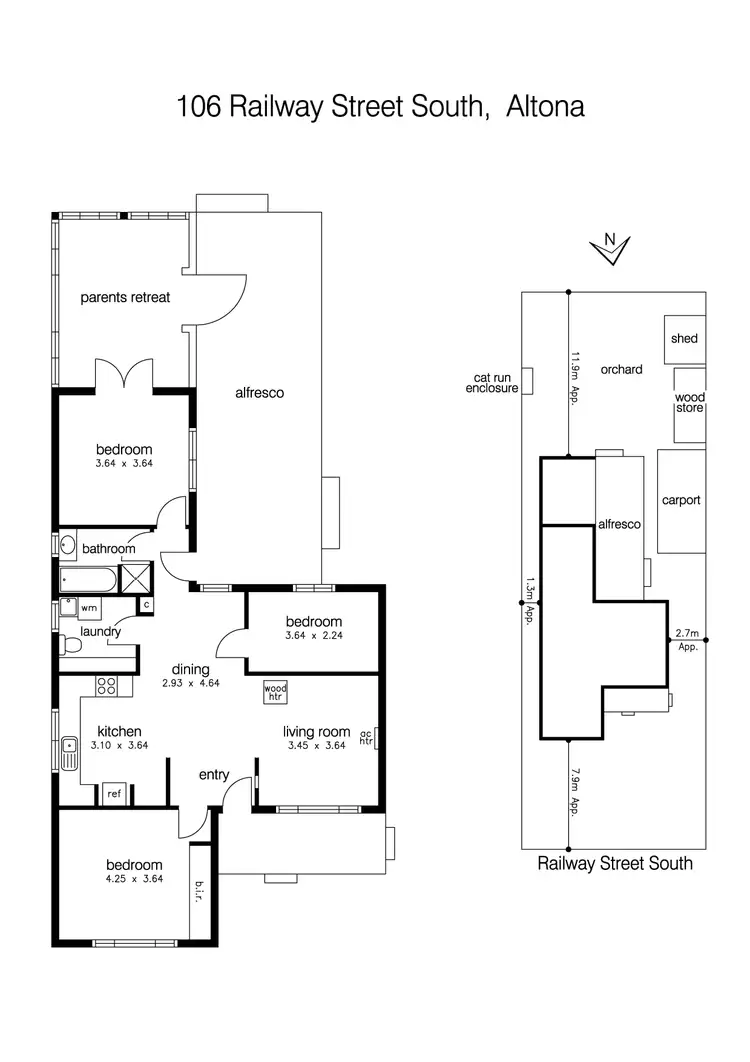 Floorplan of Homely house listing, 106 Railway Street South, Altona VIC 3018
