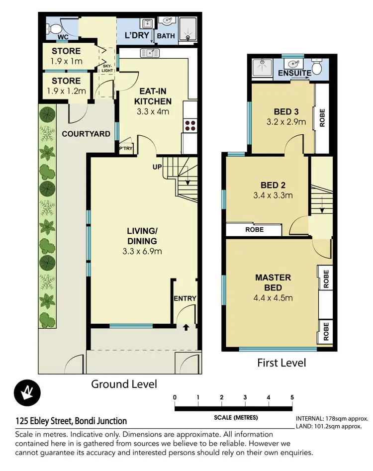 Floorplan of Homely house listing, 125 Ebley Street, Bondi Junction NSW 2022