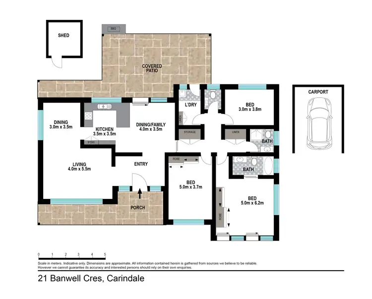 Floorplan of Homely house listing, 21 Banwell Crescent, Carindale QLD 4152