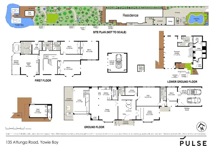 Floorplan of Homely house listing, 135 Attunga Road, Yowie Bay NSW 2228