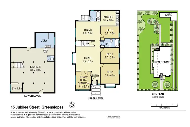 Floorplan of Homely house listing, 15 Jubilee Street, Greenslopes QLD 4120