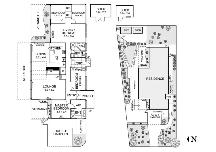 Floorplan of Homely house listing, 32 Rosco Drive, Templestowe VIC 3106