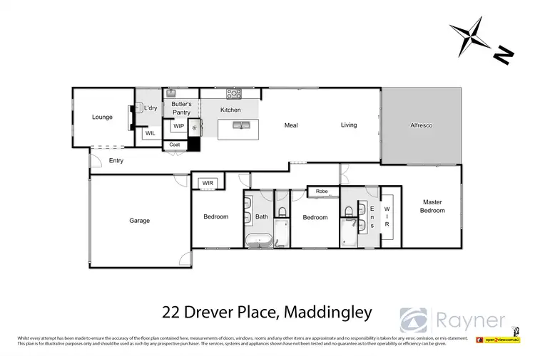 Floorplan of Homely house listing, 22 Drever Place, Maddingley VIC 3340