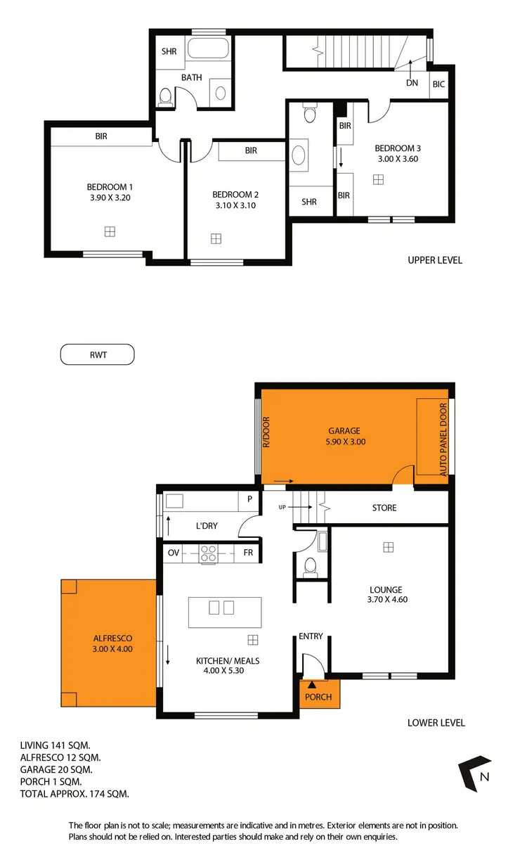 Floorplan of Homely townhouse listing, 1/16 Spring Street, Queenstown SA 5014