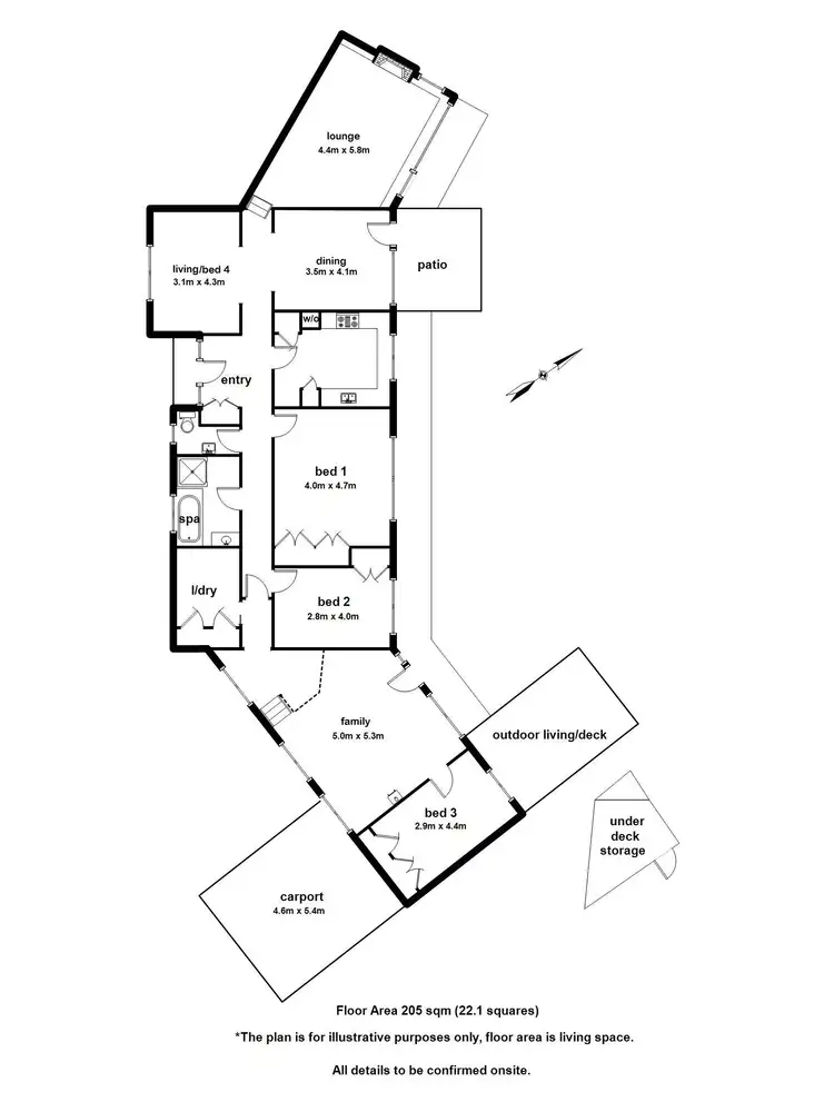 Floorplan of Homely house listing, 40 Oconnors Road, The Patch VIC 3792