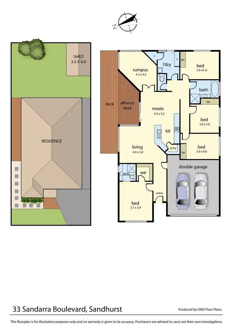Floorplan of Homely house listing, 33 Sandarra Boulevard, Sandhurst VIC 3977