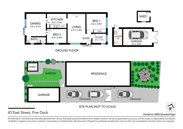 Floorplan of Homely house listing, 43 East Street, Five Dock NSW 2046