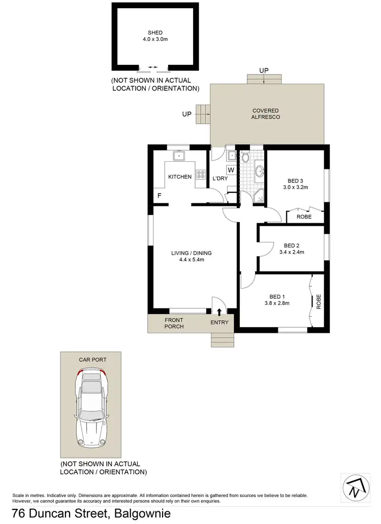 Floorplan of Homely house listing, 76 Duncan Street, Balgownie NSW 2519