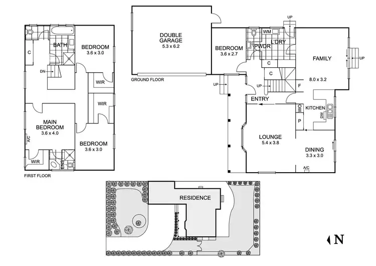 Floorplan of Homely house listing, 6 Fairbank Crescent, Templestowe Lower VIC 3107