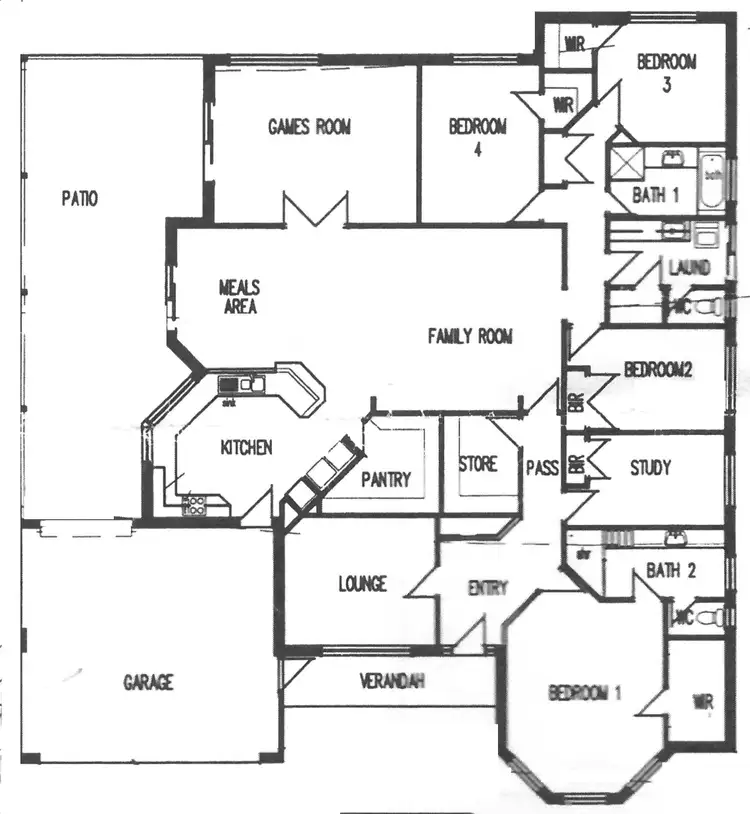 Floorplan of Homely house listing, 12 Wakefield Crescent, Australind WA 6233