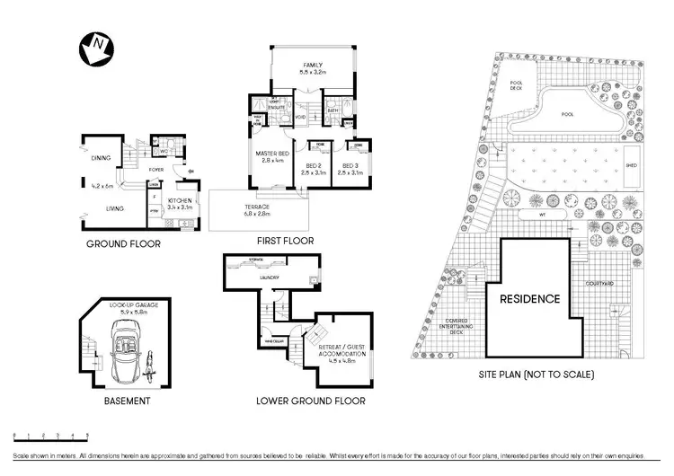 Floorplan of Homely townhouse listing, 3/25 Rawson Street, Neutral Bay NSW 2089