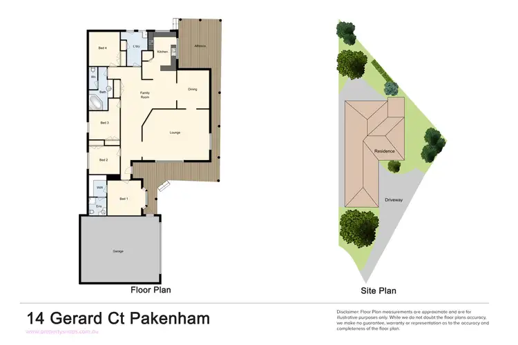 Floorplan of Homely house listing, 14 Gerard Court, Pakenham VIC 3810