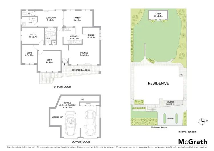 Floorplan of Homely house listing, 7 Bimbadeen Avenue, Lugarno NSW 2210