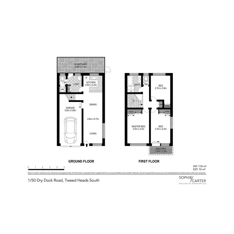 Floorplan of Homely unit listing, 1/50 Dry Dock Road, Tweed Heads South NSW 2486