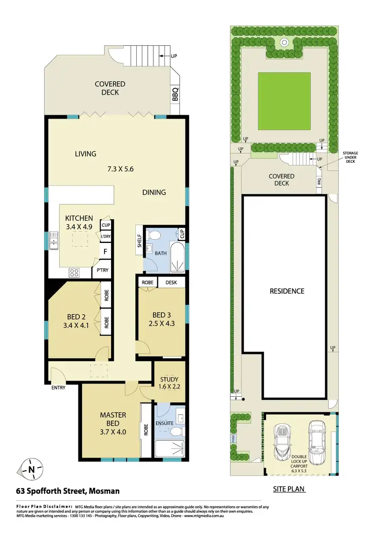 Floorplan of Homely house listing, 63 Spofforth Street, Mosman NSW 2088