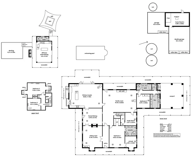 Floorplan of Homely house listing, 20 Cichon Road, Bridgewater SA 5155