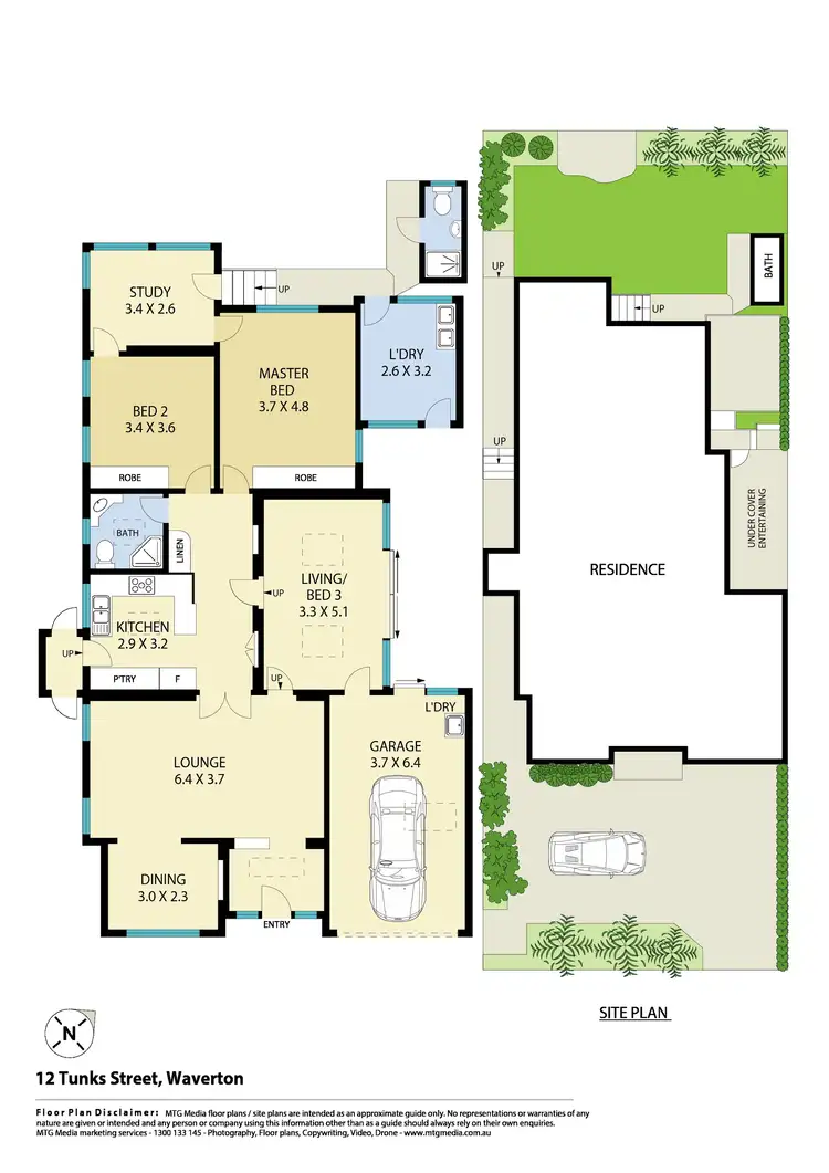 Floorplan of Homely house listing, 12 Tunks Street, Waverton NSW 2060