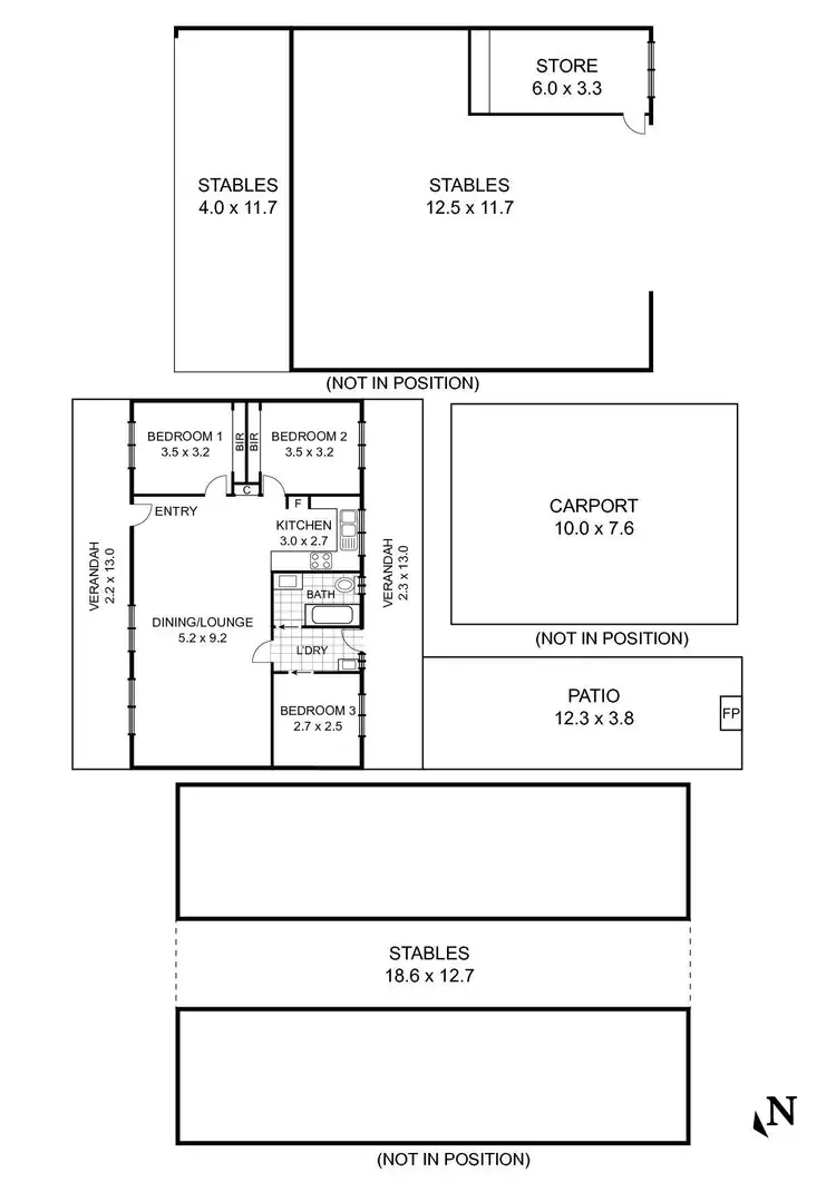 Floorplan of Homely house listing, 56 Heinz Street, East Bendigo VIC 3550