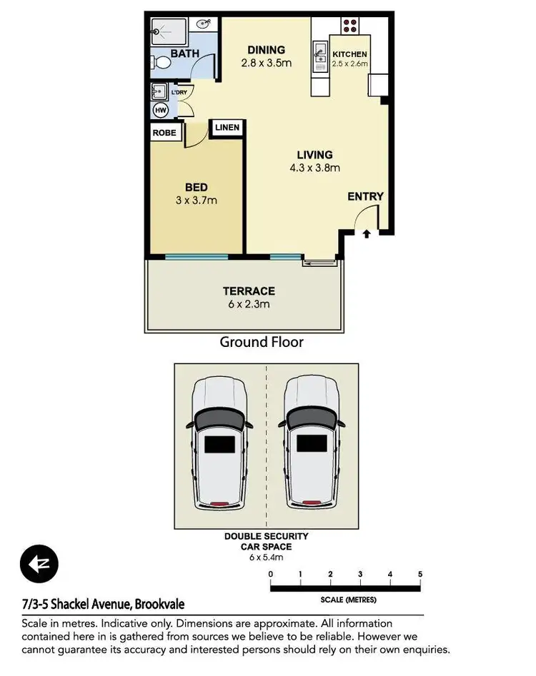 Floorplan of Homely apartment listing, 7/3-5 Shackel Avenue, Brookvale NSW 2100