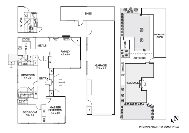 Floorplan of Homely house listing, 102 William Street, Fawkner VIC 3060