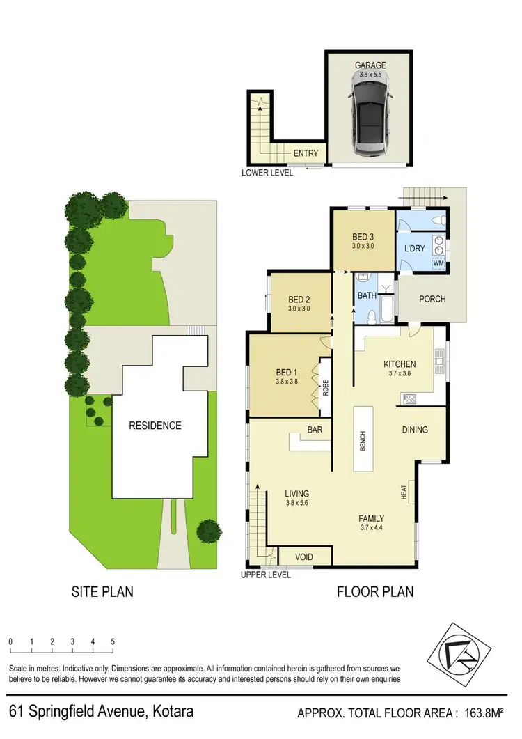Floorplan of Homely house listing, 61 Springfield Avenue, Kotara NSW 2289