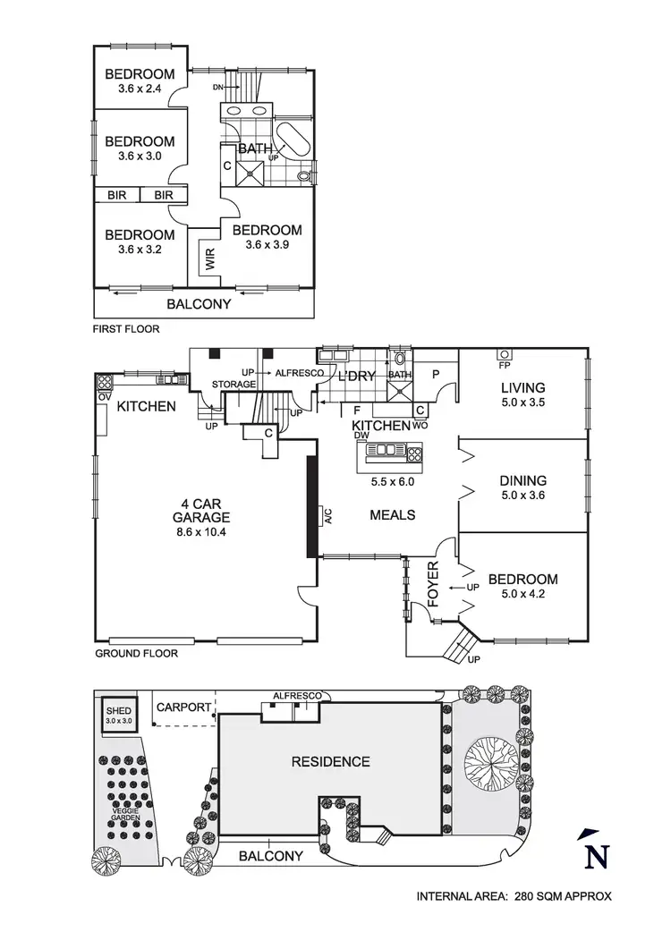 Floorplan of Homely house listing, 5 Welch Street, Fawkner VIC 3060