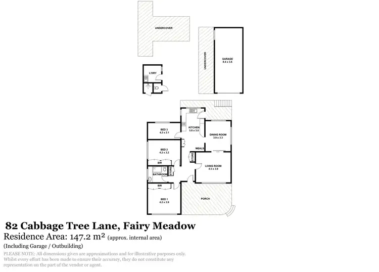 Floorplan of Homely house listing, 82 Cabbage Tree Lane, Fairy Meadow NSW 2519