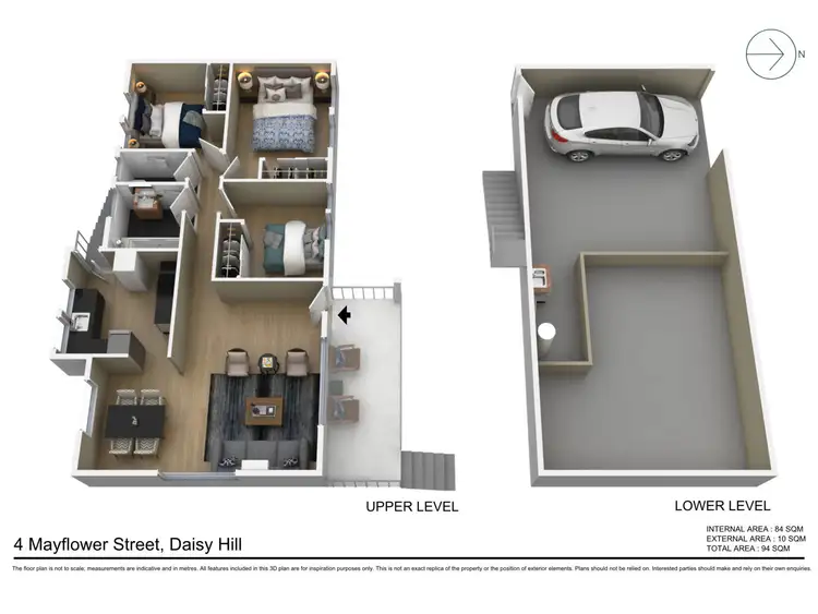 Floorplan of Homely house listing, 4 Mayflower Street, Daisy Hill QLD 4127